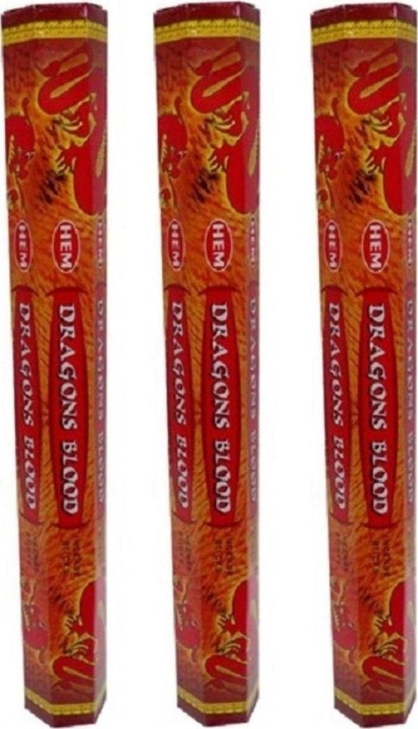 Hem Tütsü Ejderha Kanı Tütsü 3 Paket 60'Li (Dragons Blood) - Image 1