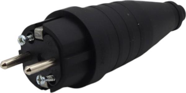 SCHNEIDER 1x16A KAUÇUK DÜZ FİŞ IP54  (3201-301-0300) - Image 1