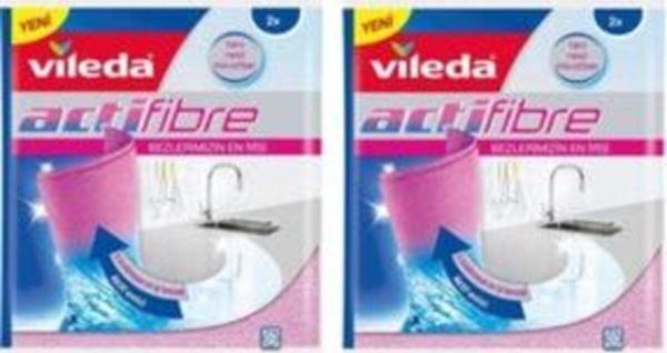 Vileda 2 Paket 2'Li Actifibre Mikrofiber Bez - Image 1