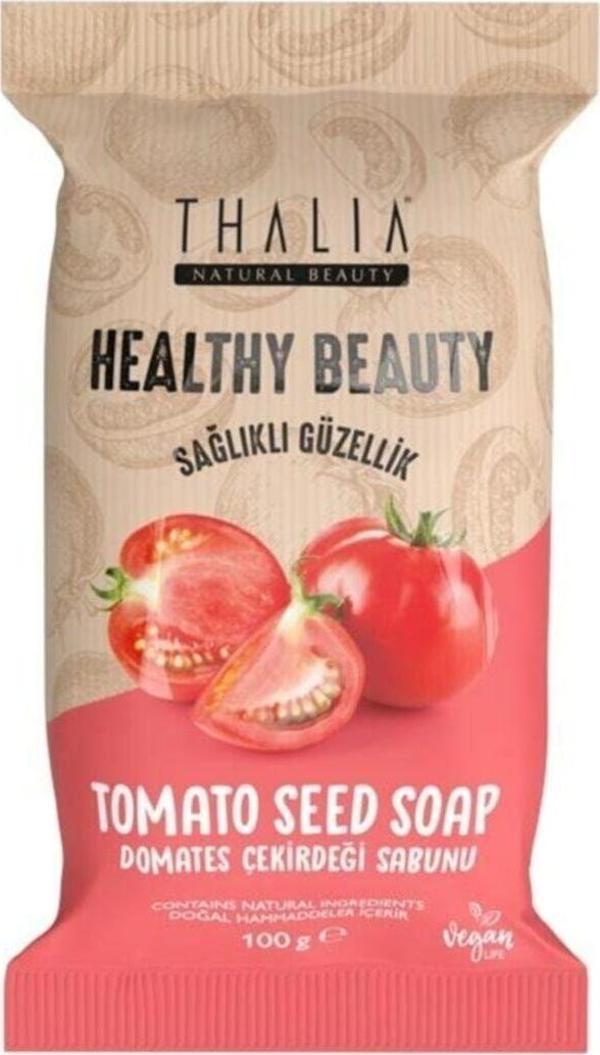 Thalia Healthy&Beauty Domates Çekirdeği Özlü Doğal Katı Sabun- 100 Gr - Image 1