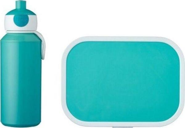 Mepal Lunch Set Campus Içecek Şişeli Beslenme Seti (Pop-Up Içecek Şişesi Ve Yemek Kutusu) - Turquoise - Image 1