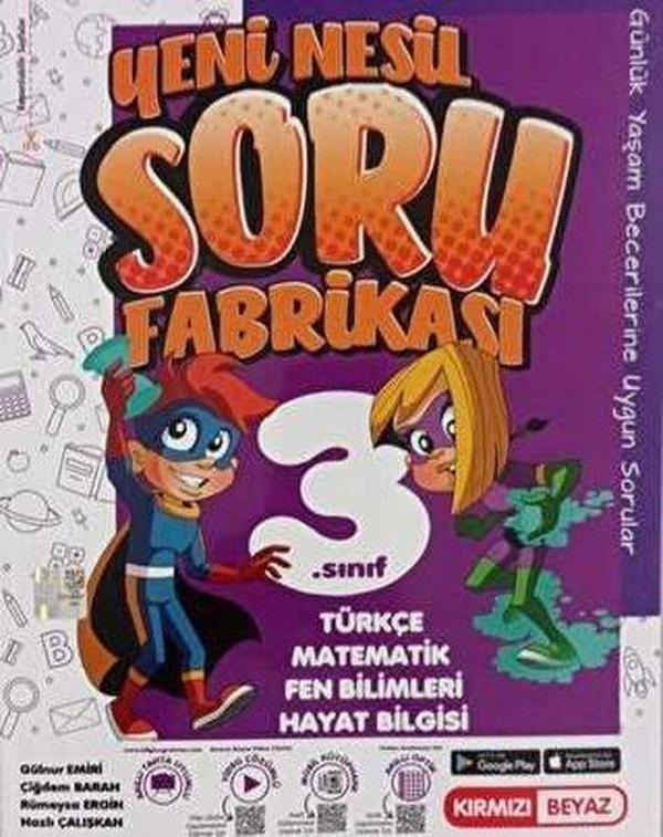 3.Sınıf Efsane Soru Fabrikası - Kırmızı Beyaz Yayınları-Eğitim - Image 1
