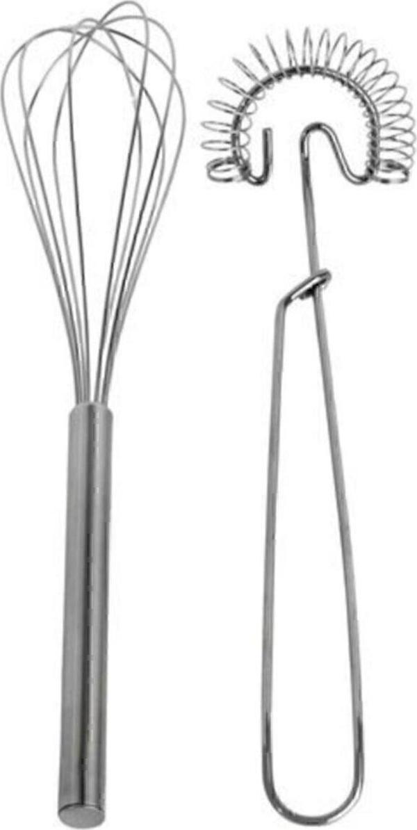 Ikea 2 Parça Paslanmaz Çelik Çırpıcı Pratik Mutfak Gereçleri - Image 1