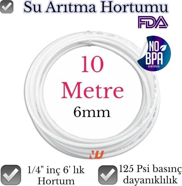 Nefa Su Arıtma Hortumu 1/4 İnç 6 Mm 10 Metre - Image 1