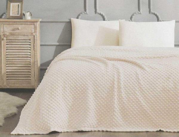 ÖZDİLEK BATTANİYE TOMURCUK BEJ ÇİFT KİŞİLİK PVC(Y) - Image 1