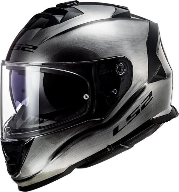 Ls2 Storm 2 Jeans Kapalı Kask Gri X-LARGE - Image 1