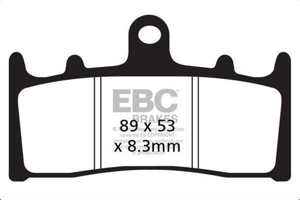 Ebc Fren Balatası Sinter Fa188hh Suzukı Hayabusa Gsx-r1300 1999-2007 039 - Image 1