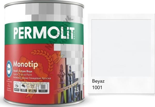 Permolit Monotip Astarlı Antipas Boya BEYAZ 0.75 Lt. - Image 1