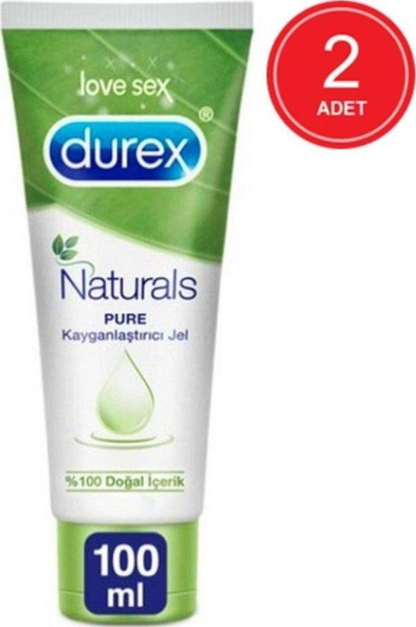 Durex Naturals Pure Kayganlaştırıcı Jel 100 ml x 2 Adet - Image 1