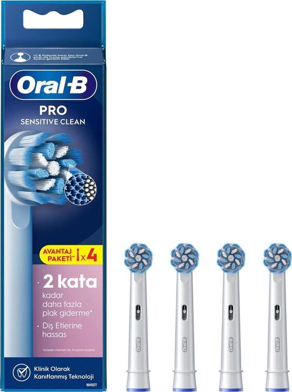 Oral-B Diş Fırçası Yedek Başlığı Sensitive X-Filament 4 Lü - Image 1