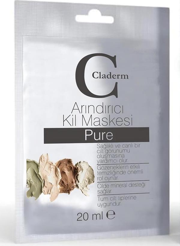 Claderm Kil Maskesi 20 ml Sachet – Pure - Image 1