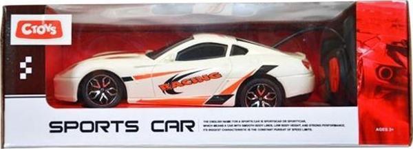 Ctoys Sports Car 27 Mhz Full Fonksiyon Uzaktan Kumandalı Chevrolet Corvette Beyaz CE 04 - Image 1