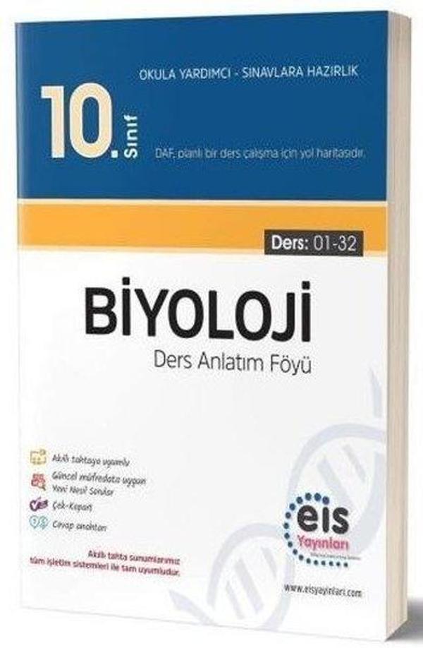 10.Sınıf Biyoloji Ders Anlatım Föyü - Eis Yayınları - Image 1