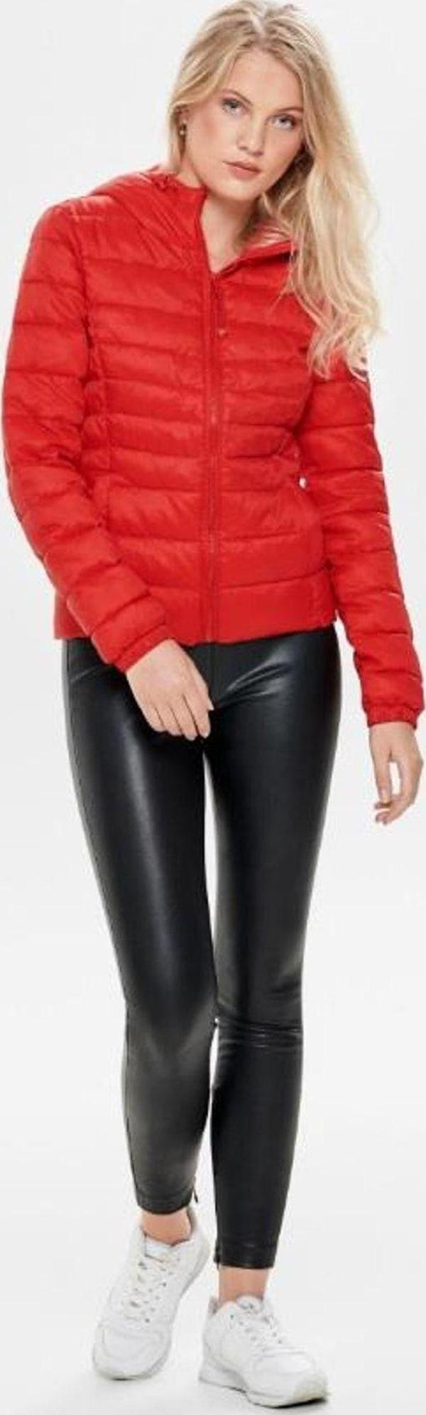 Only Kadın Kırmızı Çin Kapüşonlu Mont 15156569 Onltahoe 15156569 - Image 1