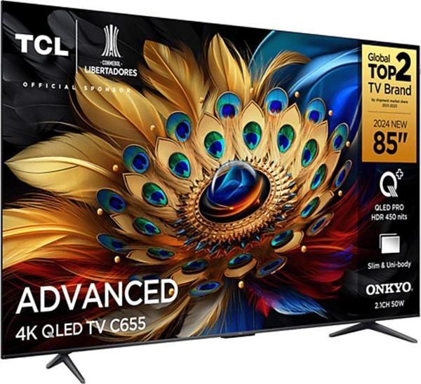 Tcl C655 85 İnç 215 Ekran Uydu Alıcılı Smart 4K Ultra-Hd Qled Tv - Image 1