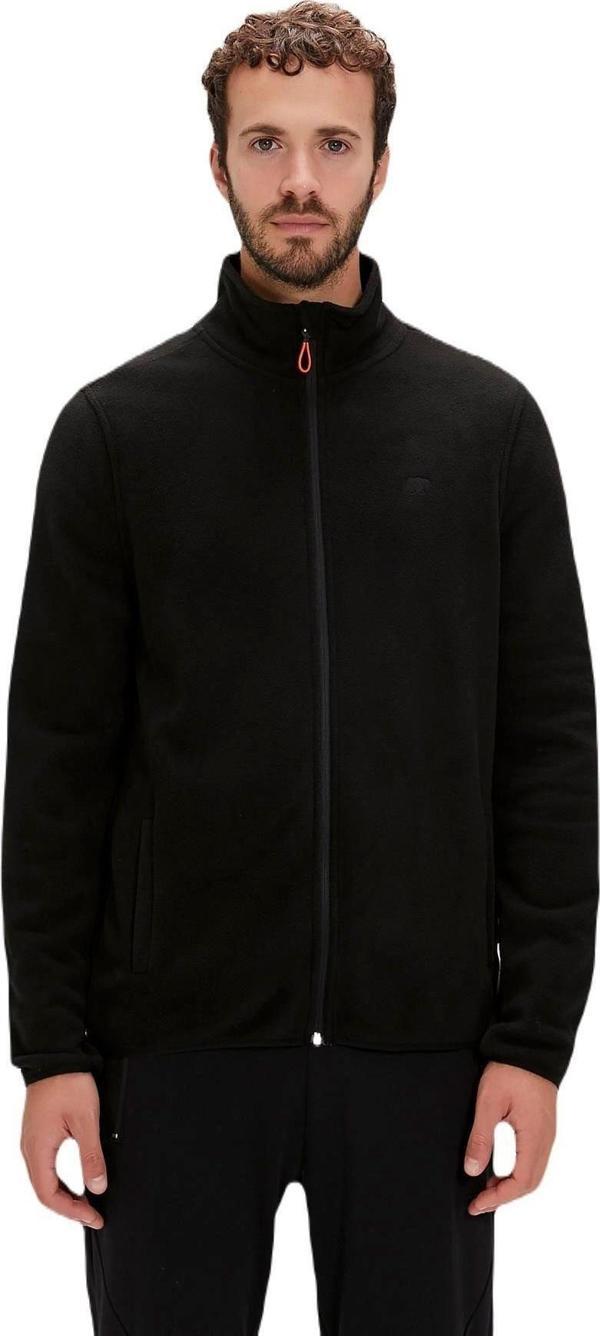 Bad Bear Bowie Full-Zip Siyah Fermuarlı King Size Erkek Polar Sweatshirt - Image 1