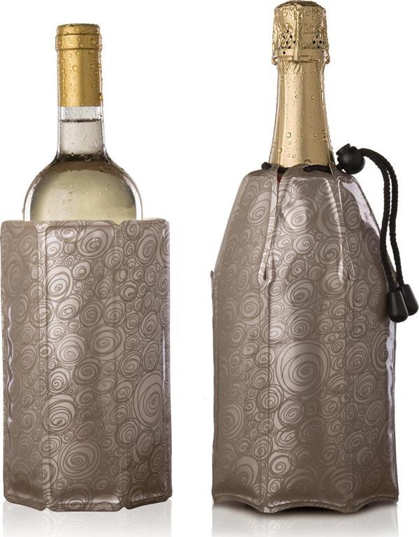 Vacu Vin Aktif Şarap & Şampanya Soğutucu, Platin - Image 1