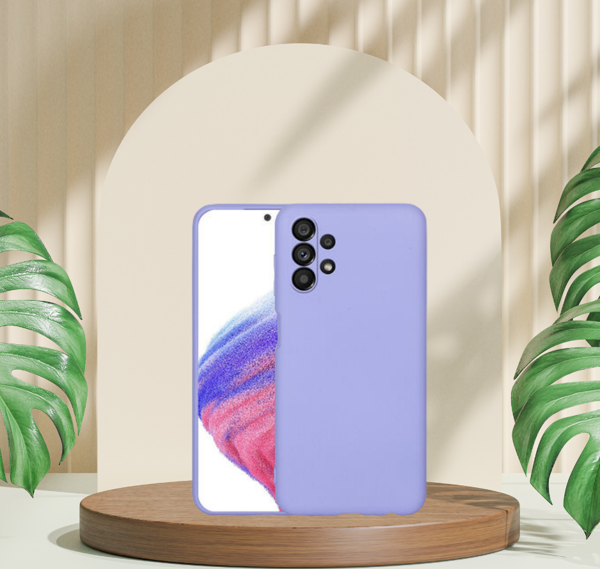 SAMSUNG A33 RUBBER SİLİKON KILIF LİLA - Image 1