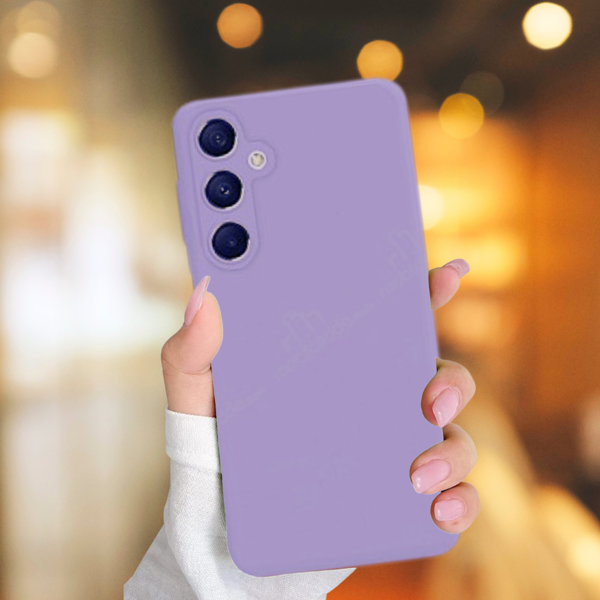 SAMSUNG A34 RUBBER SİLİKON KILIF LİLA - Image 1