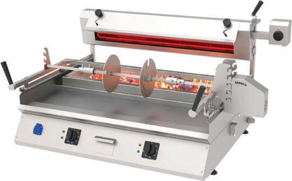 Atalay ACAG-02 Yatay Et Pişirme Makinesi Cağ Kebabı Elektrikli - 400 V - Image 1