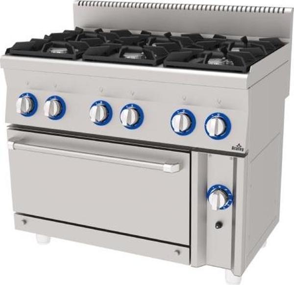 Atalay AGK-1060 Gazlı 120 kg Kuzine 1000x600x850 mm - Image 1