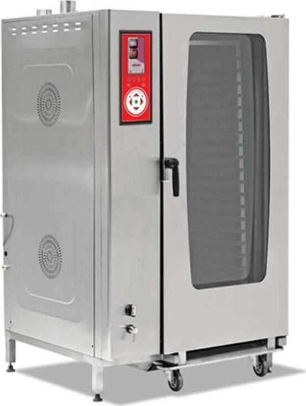 Empero EMP.GKF.40 Plus Konveksiyonel Fırın - Gazlı - 40 GN-1/1 (20 GN-2/1) - kit arabalı - Doğalgazlı - Image 1