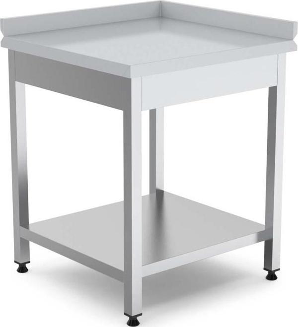 Empero EMP.KKT.7070-R Köşe Tezgahı Alt Raflı Sağ 70x70x85 cm - Image 1