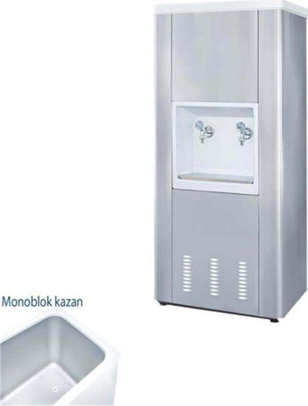 Erginoks Soğutuculu Su Sebili - 80 litre - yekpare (monoblok) kazan - komple krom - Image 1