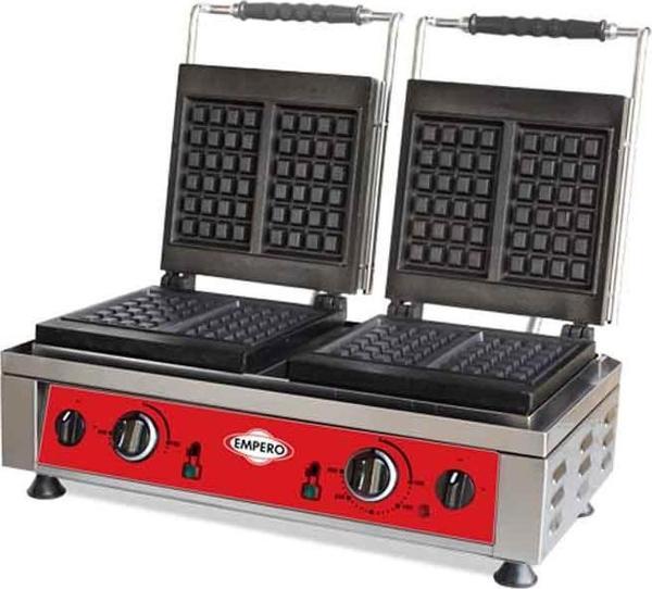 Empero EMP.WF.020 Çiftli Waffle Makinesi 4 Gözlü - Image 1