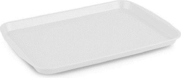 Kapp 46512736 Servis Tepsisi Plastik (ABS) 27x36 cm Beyaz 20 Adet - Image 1