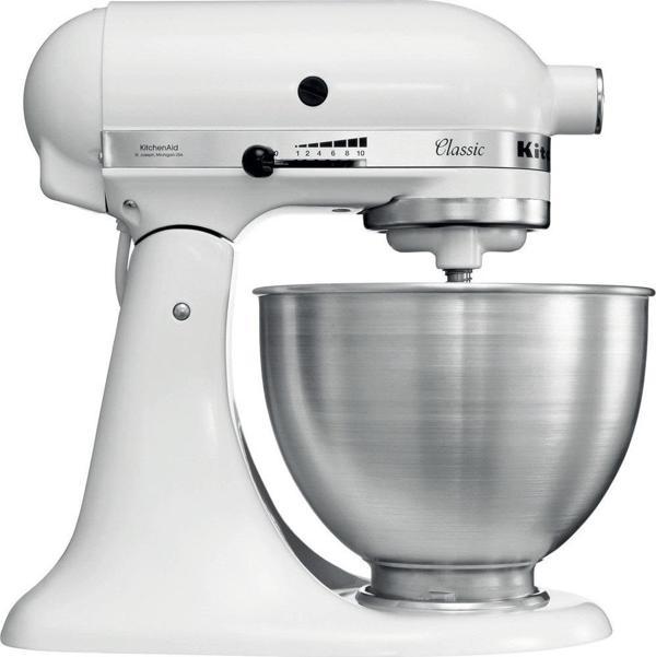 KitchenAid Classic Set Üstü Mikser Parlak Beyaz - 4,3lt - 5K45SSEWH - Image 1