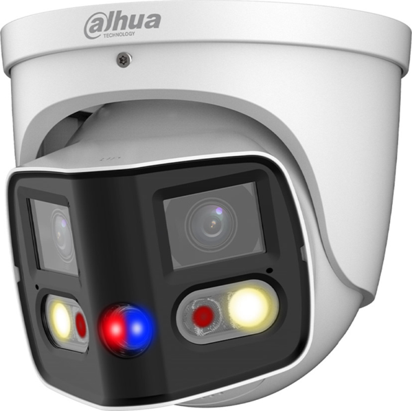DAHUA  IPC-PDW3849-A180-AS-PV  2X4Mpix, 2,8mm Lens,H265+, 25Mt Gece Görüşü, IP67, Dahili Mikrofon, TiOC Duo Süper Geniş  - Image 1