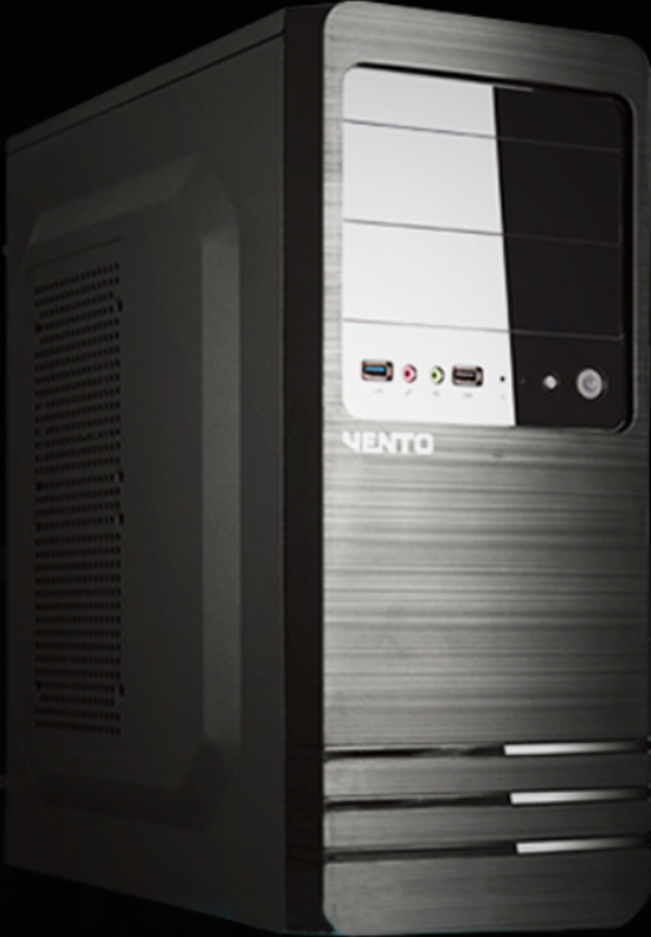 VENTO VS114F 500W Siyah Mid Tower ATX Kasa - Image 1