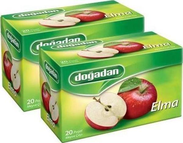 Doğadan Elma Çayı 20'li x 2 Kutu - Image 1
