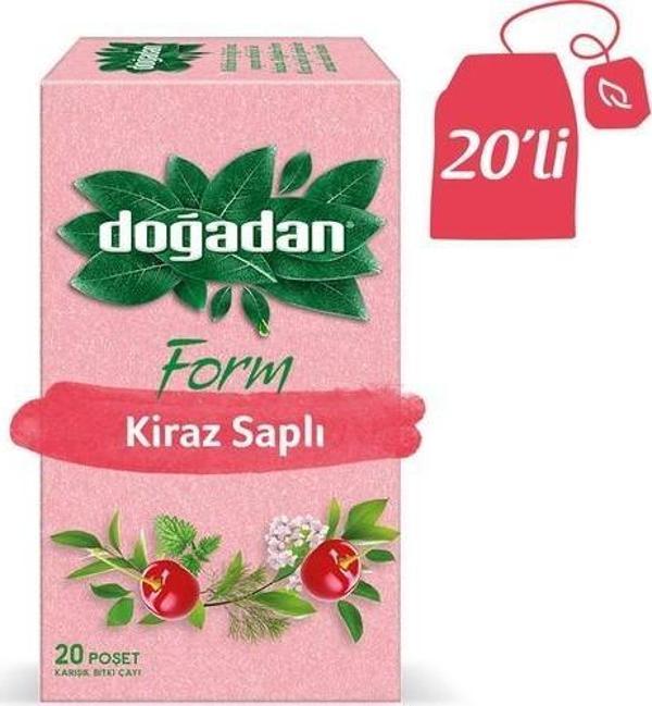 Doğadan Form Çay Kiraz Saplı 20'li - Image 1