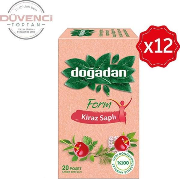 Doğadan Form Çay Kiraz Saplı 20'li x 12 Adet - Image 1