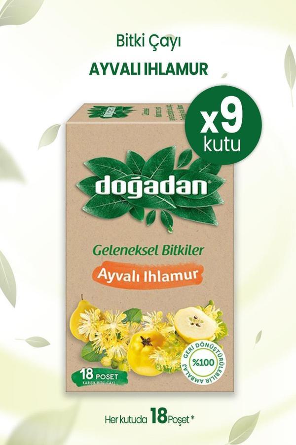 Doğadan Ayvalı Ihlamur Çay 18'li x 9 Adet - Image 1