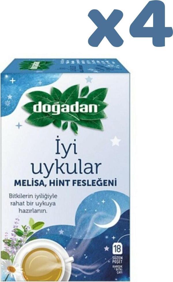 Doğadan İyi Uykular Çayı Melisa ve Hint Fesleğeni x 4 - Image 1