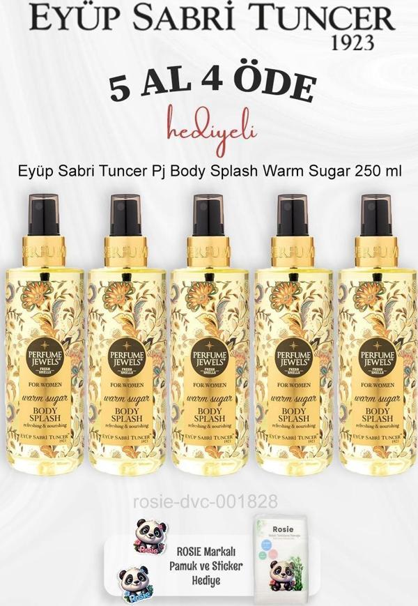 Eyüp Sabri Tuncer Pj Body Splash Warm Sugar 250 ml 5 Al 4 Öde ve Rosie Pamuk - Image 1