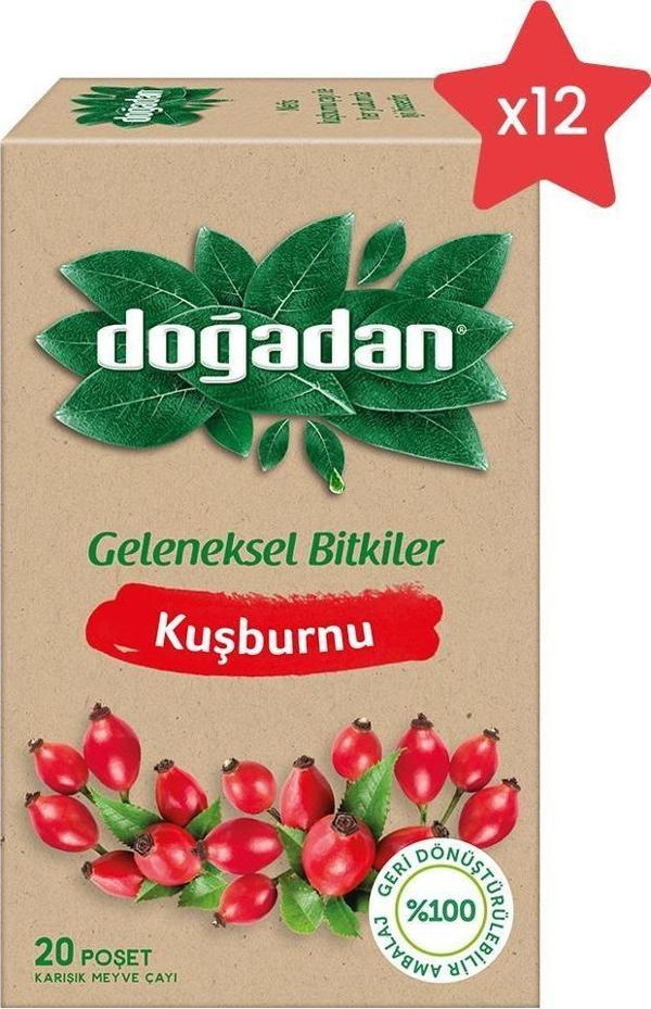 Doğadan Kuşburnu Çayı x 12 - Image 1
