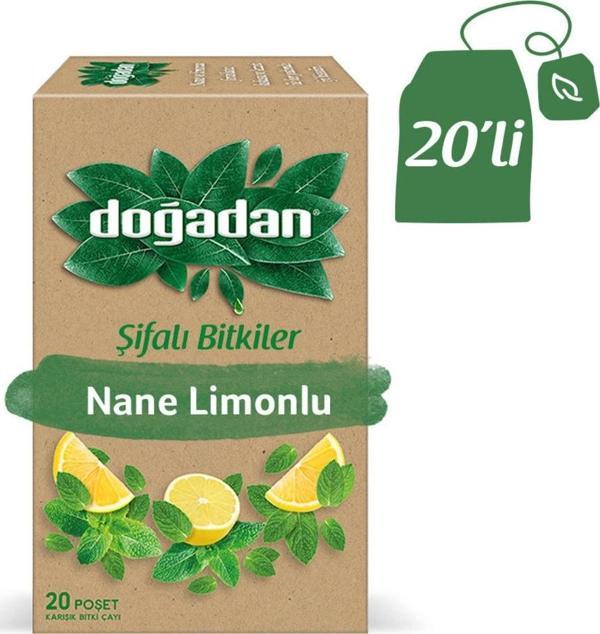 Doğadan Nane Limonlu Bitki Çayı 20'li - Image 1