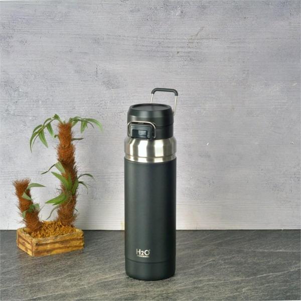 Tohana Paslanmaz Çift Kat Çelik Termos 1 Litre H2O60244 - Image 1