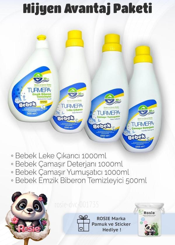 Turmepa Bebek Hijyen Avantaj Paketi ve Rosie Pamuk - Image 1