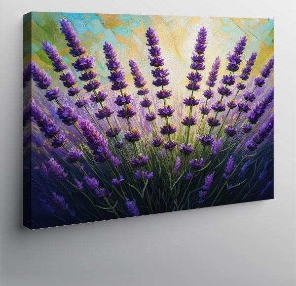 Kanvas Tablo Lavanta Çiçek Tarlası 100cmx140cm - Image 1