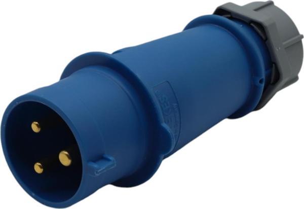 MENNEKES 32A MONOFAZE 2P+T IP44 MAVİ ENDÜSTRİYEL FİŞ - Image 1