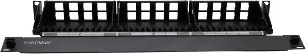 24 PORT CAT6 BOŞ PATCH PANEL SYSTIMAX - Image 1