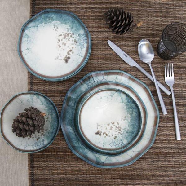 Güral Porselen Nesrin 24 Parça 6 Kişilik Bone Yemek Takımı - 1341 - Image 1