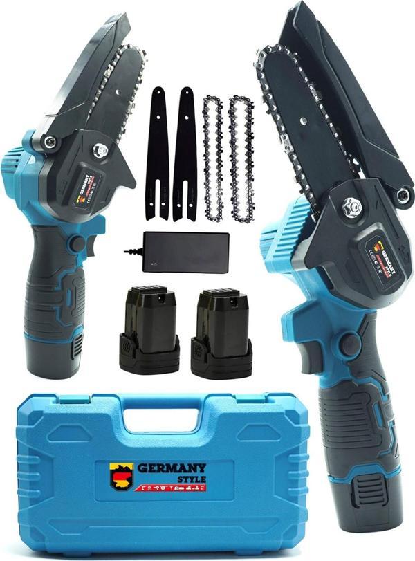Germany Style Alman Eco9540 Çift Akülü Şarjlı  Ağaç Dal Budama Zincirli Testere  - Image 1