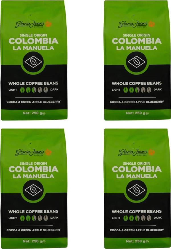 GLORİA JEAN'S COLOMBİA LA MANUELA 250 GR 4'LÜ PAKET - Image 1