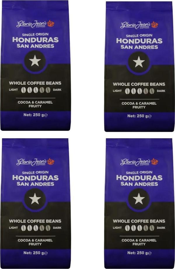 GLORİA JEAN'S HONDURAS SAN ANDRES 250 GR 4 LÜ PAKET - Image 1